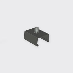 Bright Light Track Quick Ceiling Bracket Black