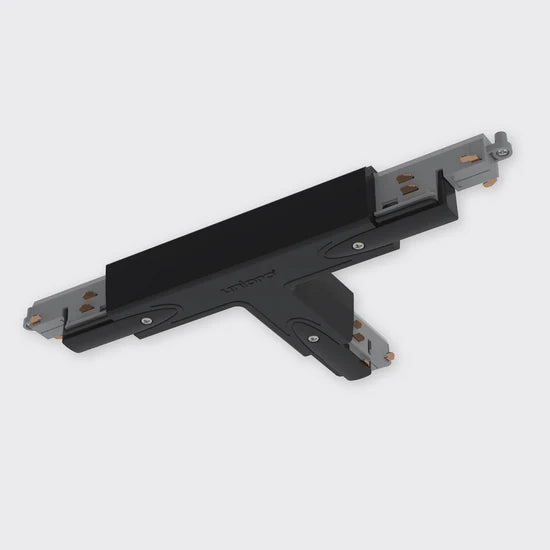 Bright Light 3-Circuit Track T-Angle Connector B Black