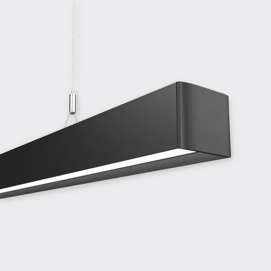 Bright Light Highline 05 50mm Down Only Luminaire 1000-2000mm 3000K Black