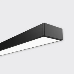 Bright Light Baseline 01 Mini Profile Rolled Opal Diffuser 4M Black