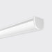 Bright Light Baseline 03 Profile Curved Frosted Acrylic Diffuser 2M White