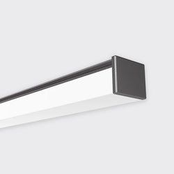 Bright Light Batten Profile 2M Black Frosted Baseline 04