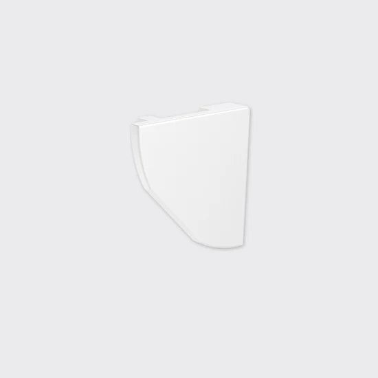 Bright Light Baseline 05 Profile End Cap White 2 X Pack