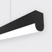 Bright Light Baseline 06 Profile Curved Frosted Acrylic Diffuser 2M Black