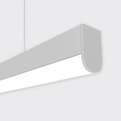 Bright Light Baseline 06 Profile Curved Frosted Acrylic Diffuser 2M White