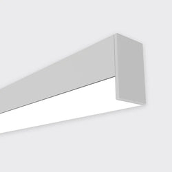 Bright Light Baseline 07 Profile Rec Frosted Acrylic Diffuser 2M White