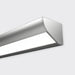 Bright Light Baseline 08 Profile Rolled Opal Diffuser 2M Anodised