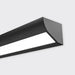 Bright Light Baseline 08 Profile Rolled Opal Diffuser 4M Black