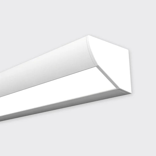 Bright Light Baseline 08 Profile Rolled Opal Diffuser 2M White
