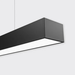 Bright Light Highline 01 Profile Rolled Opal Diffuser 2M Black