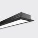 Bright Light Lowline 02 Mini Profile Rolled Opal Diffuser 4M Black