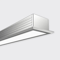 Bright Light Lowline 02 Profile Rolled Opal Diffuser 4M Anodised