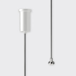 Bright Light Suspension Wire 4M White Barrel Base
