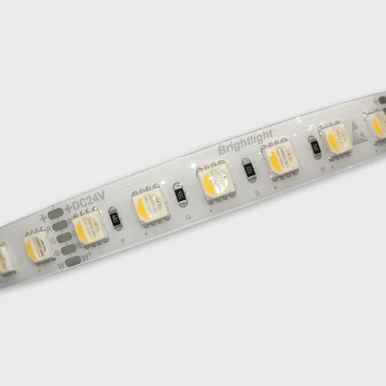 Bright Light 22W 24V Standard Led Ribbon RGBW IP65