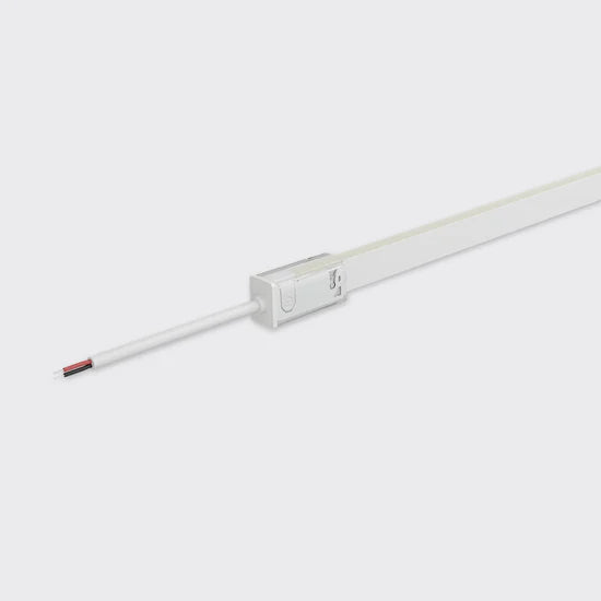 Bright Light Neon Micro Edge White Snap Connector 02 IP67. 1 Metre Cable