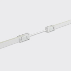 Bright Light Neon Micro Edge White 300mm Flexible Snap Connector IP67