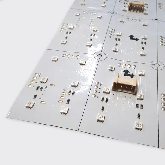 Bright Light Flex Tile Power Feed (RGB) 200mm