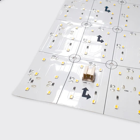 Bright Light Flex Tile Power Feed (White) 200mm