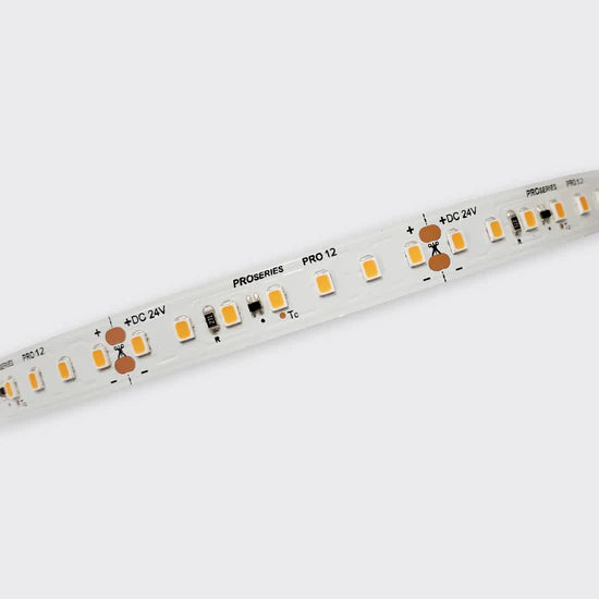 Bright Light 12W 24V Pro 12 Led Ribbon 3000K Indoor