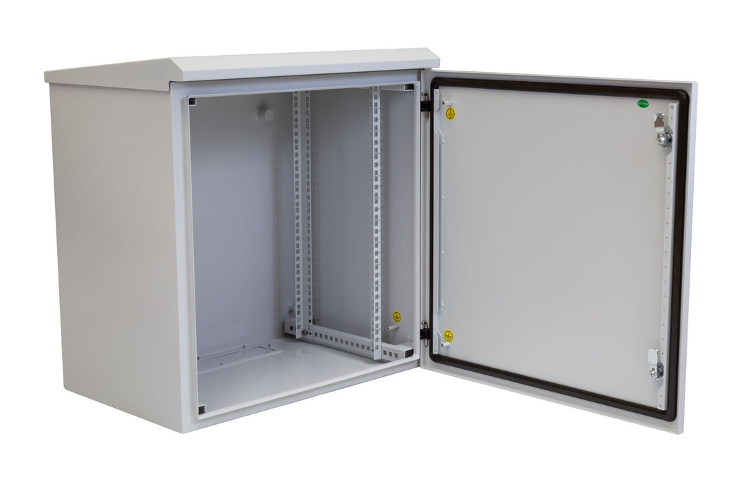 CDL Dynamix 12RU Outdoor Wall Mount Cabinet 611x625x640mm (WxDxH) - Grey