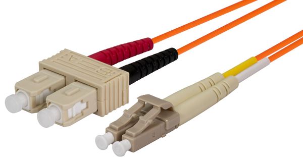 CDY Dynamix OM3 50?m MM Duplex Fibre Leads LC/SC 3.0mt