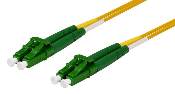CDL Dynamix 1m 9u LC APC/LC APC Duplex Single-Mode OS2 G657A1 Fibre Patch Lead