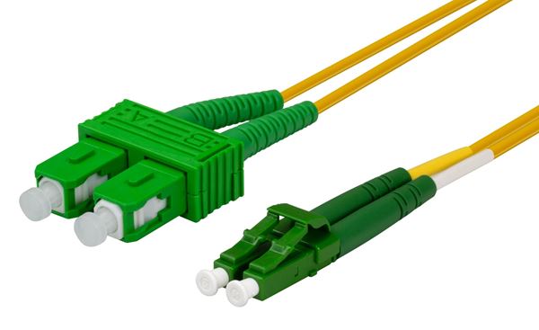 CDL Dynamix 2m 9u LCAPC/SCAPC Simplex Single-Mode OS2 G657A1 Fibre Patch Lead