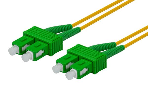 CDL Dynamix 2m 9u SC APC/SC APC Duplex Single-Mode OS2 G657A1 Fibre Patch Lead