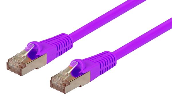 CDL Dynamix 0.3M Cat6A Purple SFTP 10G Patch Lead