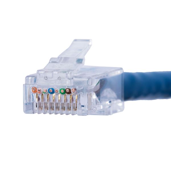CDY Dynamix Cat6 UTP push through plug, 3 prong, 50 u' 20pc pack.