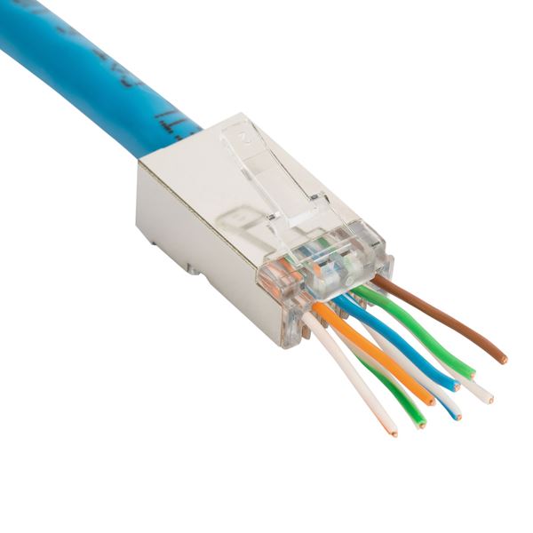 CDL Dynamix Cat6 STP Internal Ground Push Through Plug