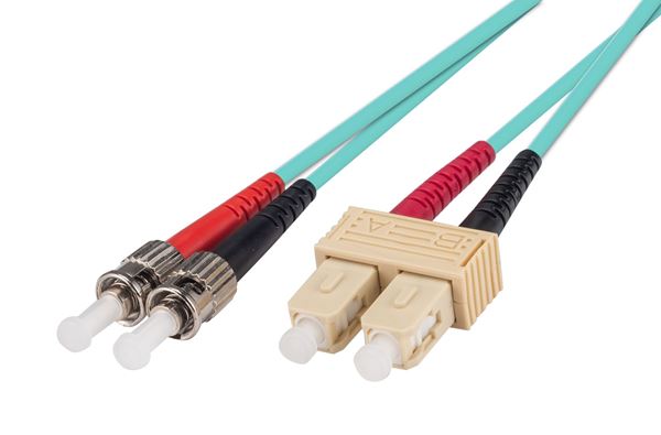 CDY Dynamix OM3 50?m MM Duplex Fibre Leads SC/ST 2.0mt