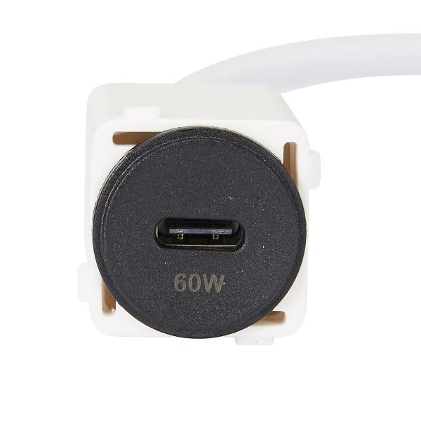 Legrand Excel Life Usb Charger Mech Type C 1Port 60W Black