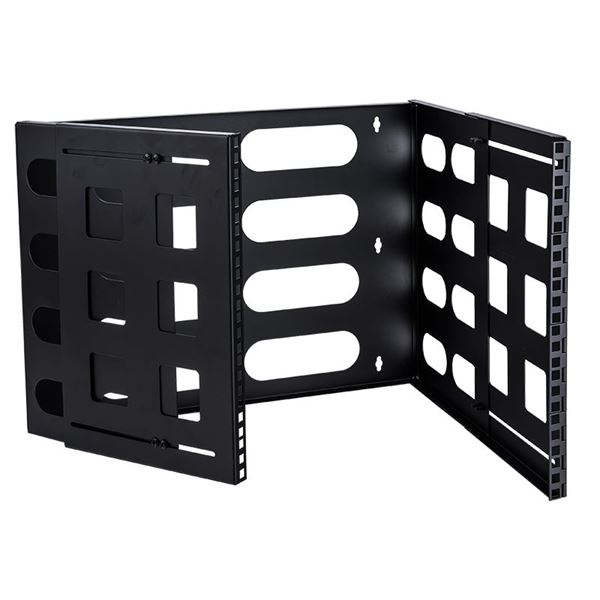 CDL Dynamix 8RU 19" Wall Mount Foldable Bracket Includes Top & Bottom