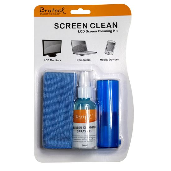 CDY BRATECK LCD Cleaning Kit.   Includes 60ml non-drip cleaning