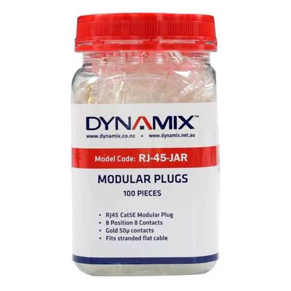 CDY DYNAMIX RJ-45 Plug 100pc Jar