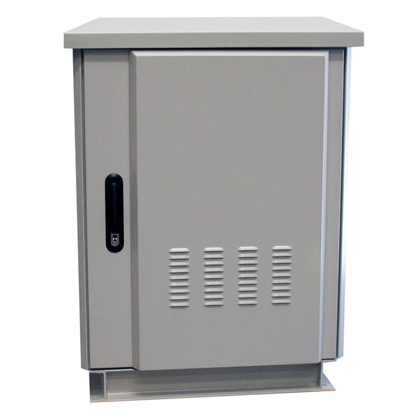 CDL Dynamix 24RU Outdoor Freestanding Cabinet. (800 X 800 X 24U) - Grey