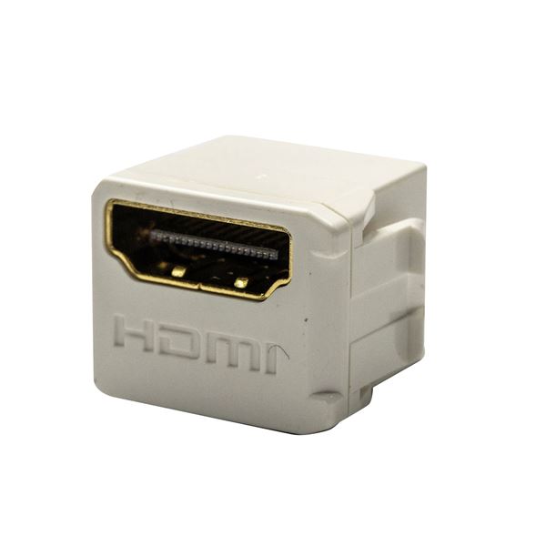 CDL Dynamix Mini Coupler HDMI 2.0 Gold Plated White