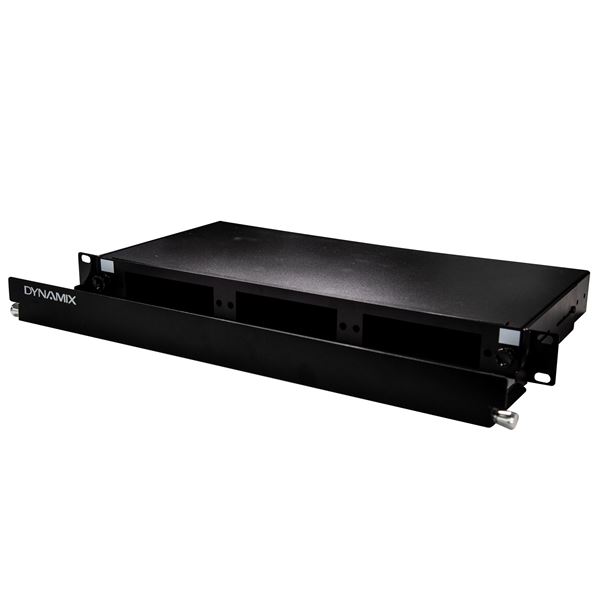 CDL Dynamix 1U Fibre Patch Panel Three Slot Metal Sliding Drawer