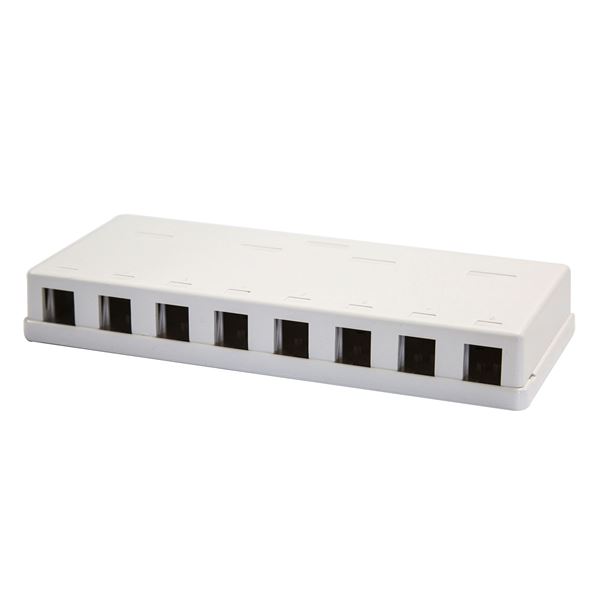 CDL Dynamix 8 Port Unloaded Keystone Wall Mount Enclosure