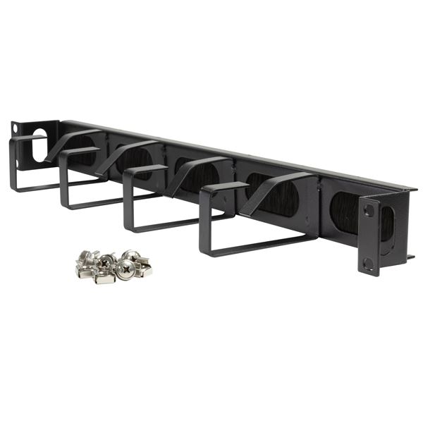 CDL Dynamix 1RU 19 40mm Recessed Brush Cable Management Bar