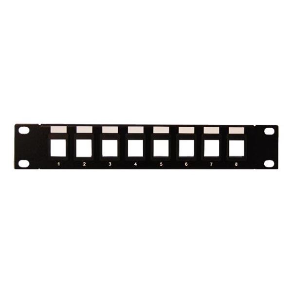 CDY Dynamix 10' 8 Port Unloaded Keystone Jack