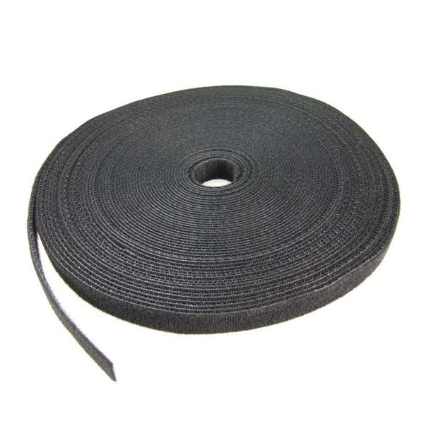 CDL Dynamix Velcro 20m Roll 25mm Wide Dual Sided Black