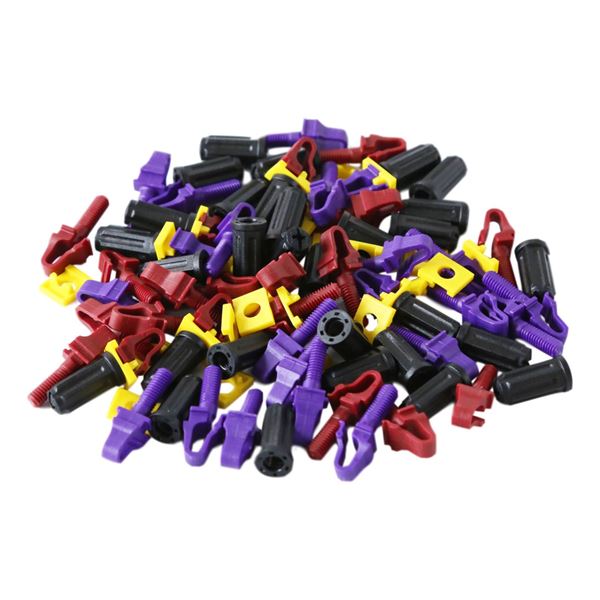 CDL Rackstuds Series II Combo Pack 40 Sets Of Each Size Cage Nuts