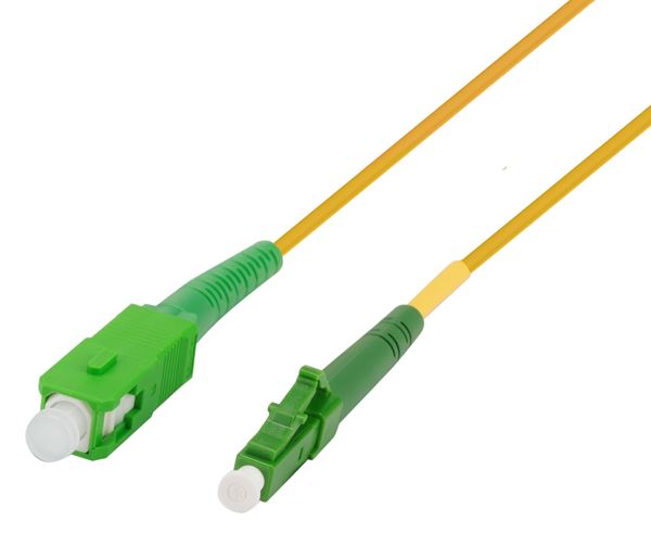 CDL Dynamix 1m 9u LC APC/SC APC Duplex Single-Mode OS2 G657A1 Fibre Patch Lead