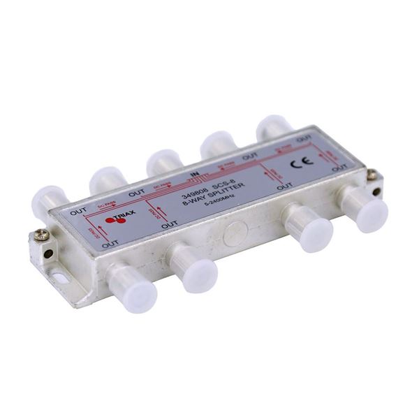 CDL Triax Splitter RF 8way 5-2400MHz Allports Power Pass Diode
