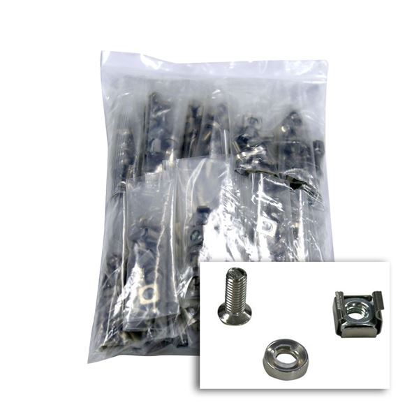 CDL Dynamix Cage Nut 6 x 12mm 3 Piece 100pc
