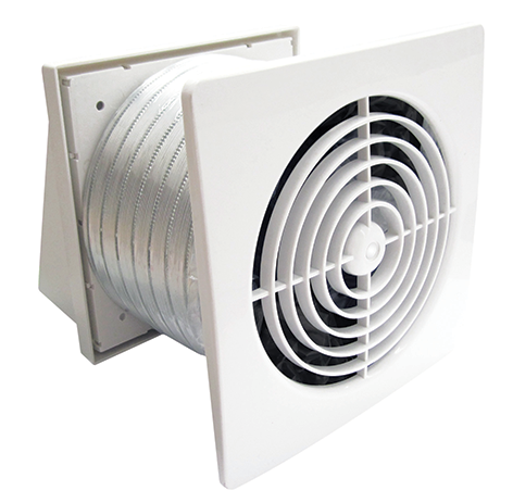Manrose 150MM 12 VAC T/W LP SQ FAN KIT IINC TRAN Simx