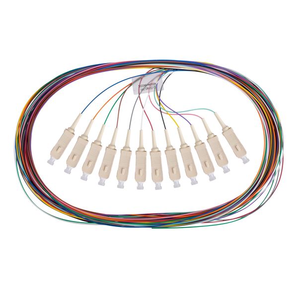 CDY Dynamix OM1 2mt Fibre Pigtail MM 12 Pack Colour Coded SC