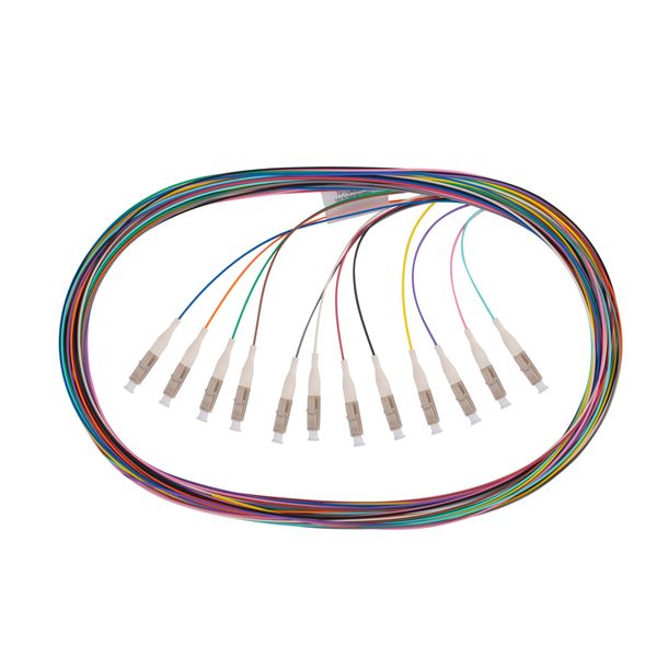 CDY Dynamix OM3 2mt Fibre Pigtail MM 12 Pack Colour Coded LC